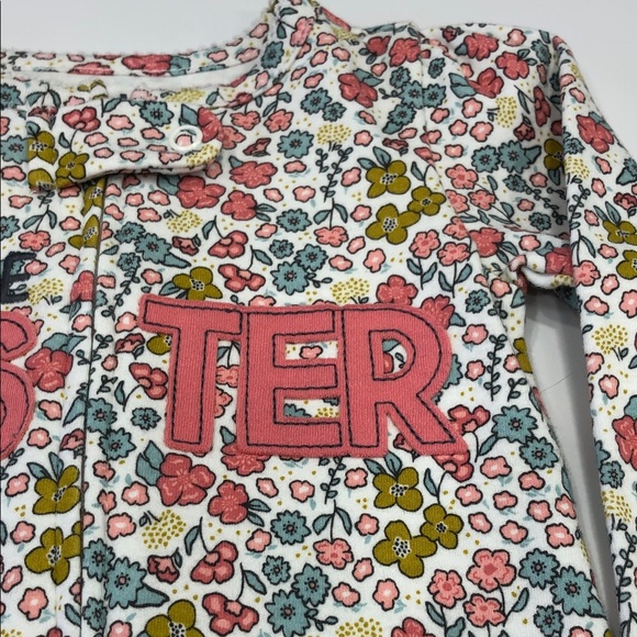 Carter’s Child of Mine Baby Girl Floral Sleeper – Size 3–6 Months - Picture 8 of 8